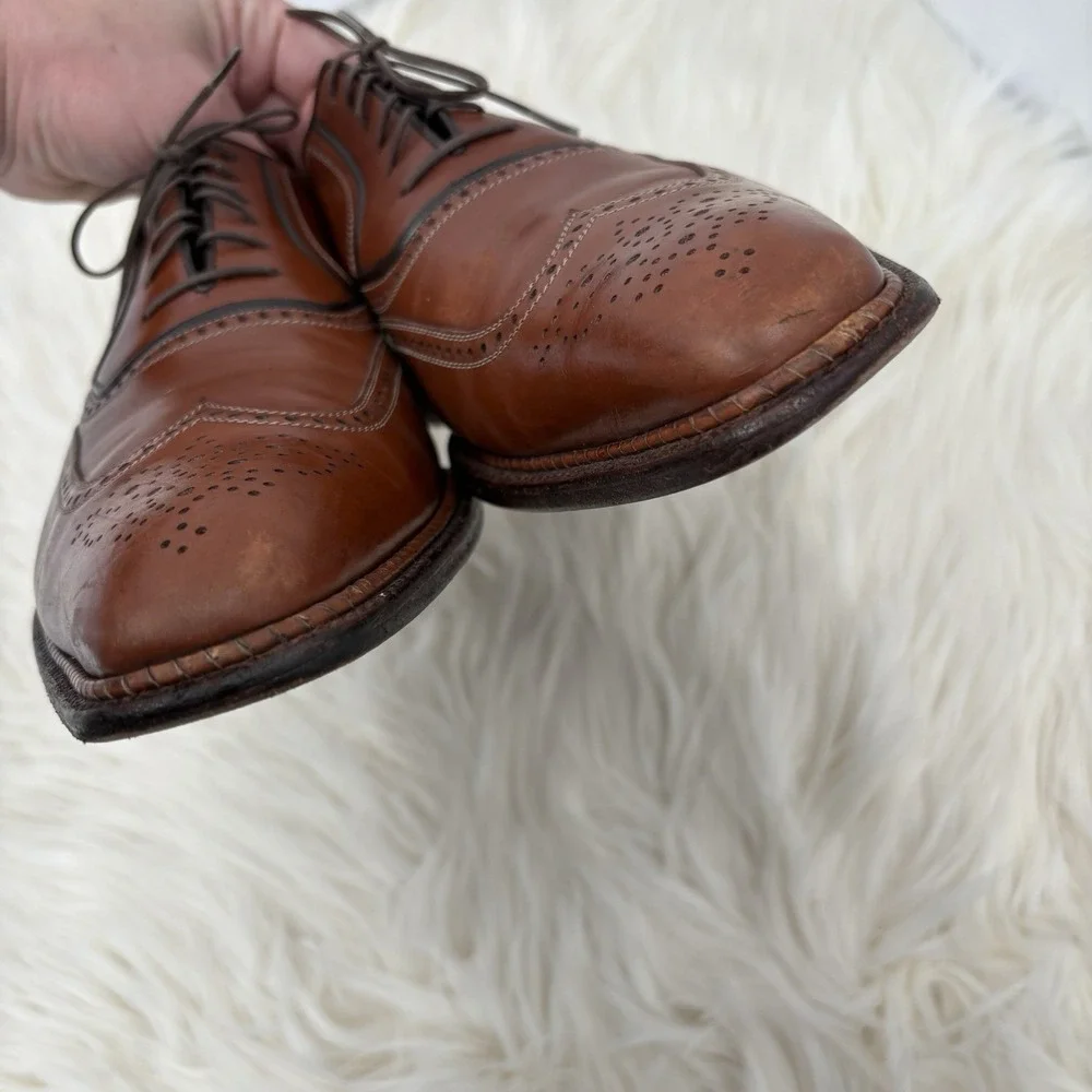A. Testoni Black Label Oxfords Brogues U.S. Size 10 Made‎ In Italy